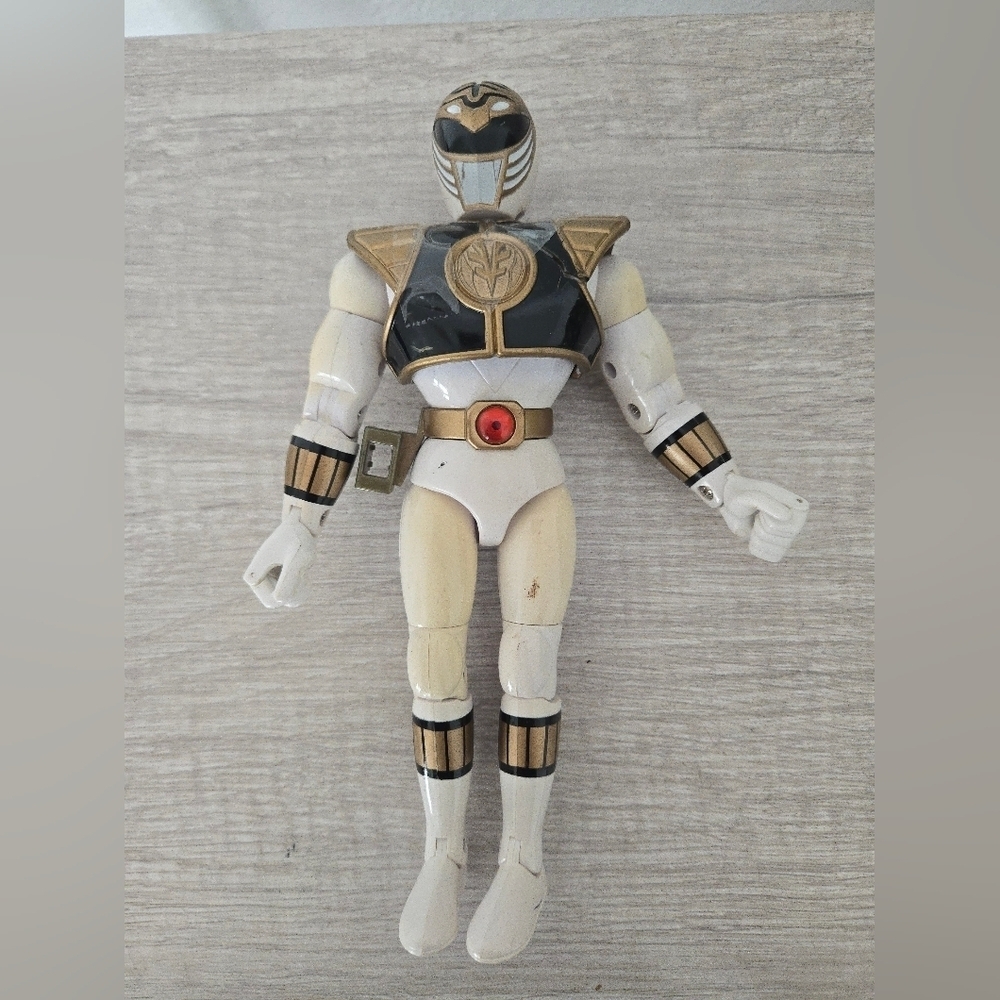 Mighty Morphing Power Rangers white ranger 93 bandai Action Figure Toy Vintage